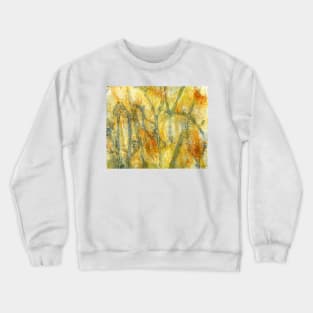 The Dangers of Fire Native Grasslands  Monoprint 1 Crewneck Sweatshirt